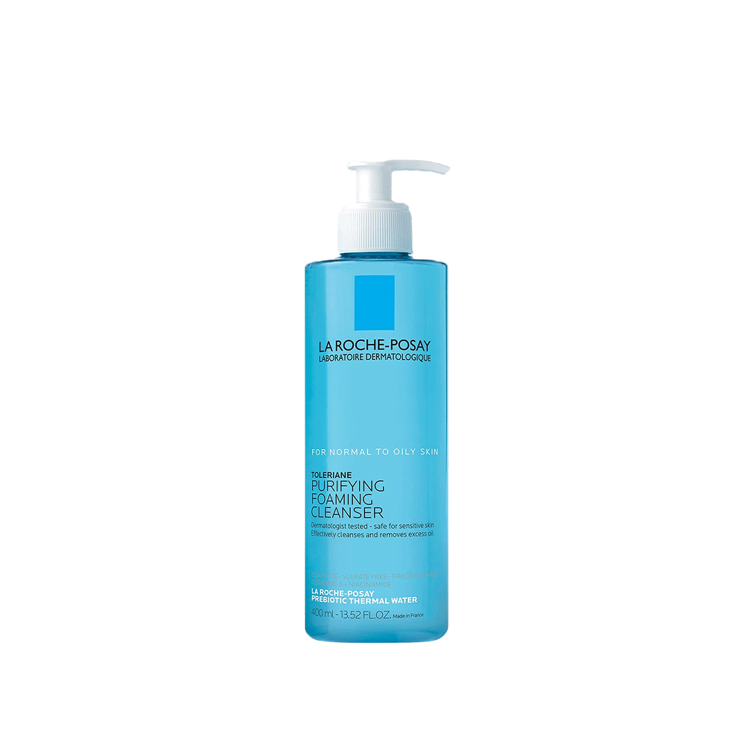 La Roche-Posay Toleriane Purifying Foaming Cleanser 400ml for Sensitive Skin