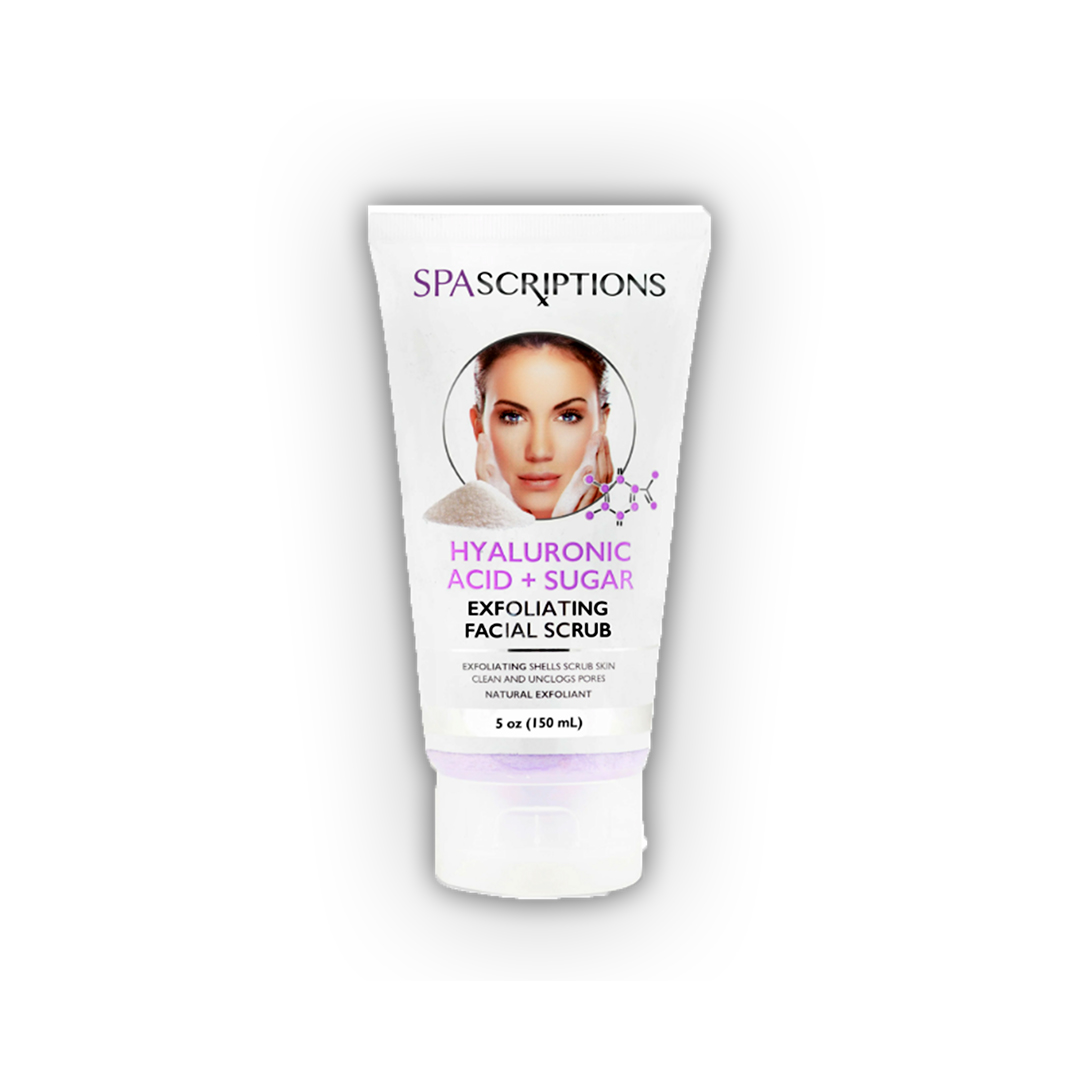 Hyaluronic Acid + Sugar Exfoliating Facial Scrub | ত্বক মসৃণ ও হাইড্রেটেড রাখার জন্য - 150 Ml