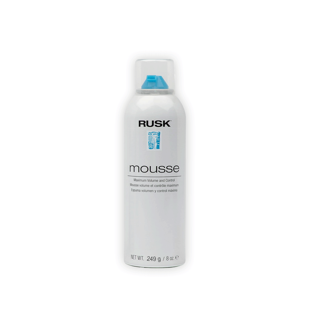 RUSK Designer Collection Mousse Maximum Volume & Control 8.8 oz – Volumizing Hair Styling Foam - 249 g